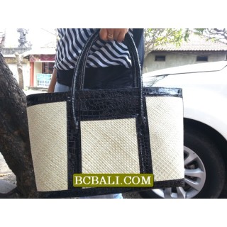 Natural Ethnic Pandanus Handbags Design Bali